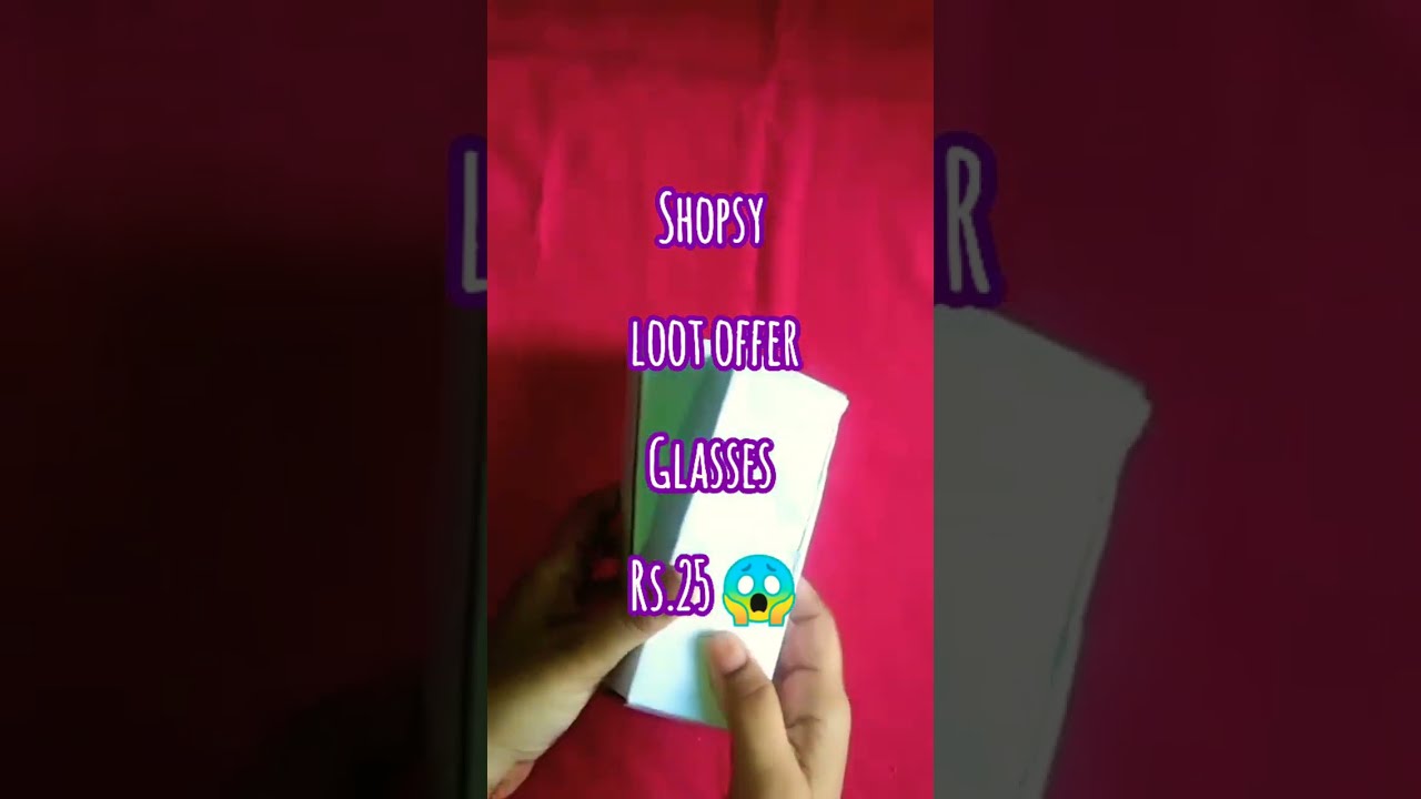 Shopsy loot offer Sun glasses for Rs.25 😱😍only 