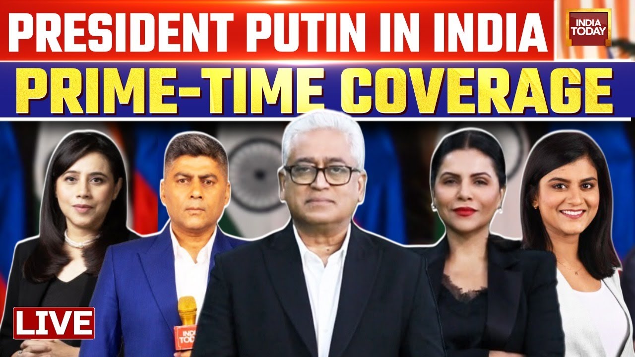 Putin Youtube India Today TV Live: Vladimir Putin Interview | Putin Lands in India ...
