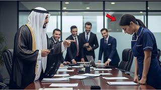 "اِكْتُمِي يَا أُمِّيَّةُ!" صَاحَ الْمِلِيُونِير الْعَرَبِي... حَتَّى تَكَلَّمَتْ الْمُنَظِّفَةُ بِت