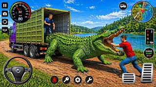 🐊Animal Transport Truck 🚛😱 | Dangerous Offroad Driving Game 3D | crocodile Android Gameplay 2026 screenshot 1