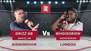 DRIZZGB Vs WHOISORION | PenGame Rap Battle 2023