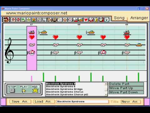 Stockholm Syndrome-Muse-Mario Paint Composer