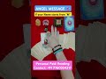 ANGELS MESSAGE FOR YOU!! #tarotlovereading #nocontactreading #tarot #whatscomingupinlovelife