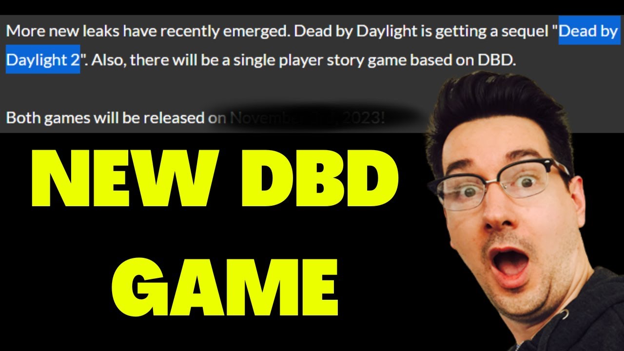 New Dead by Daylight Video Games GOT LEAKED! - YouTube