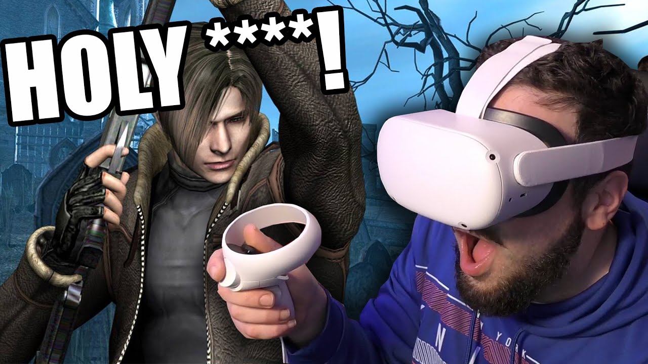 Oculus Quest 2 - Jeu Resident Evil 4 - Manettes tactiles