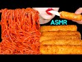 ASMR SPICY FIRE NOODLES CHEESE STICKS 불닭볶음면 치즈스틱 먹방 EATING SOUNDS MUKBANG ZOEY ASMR