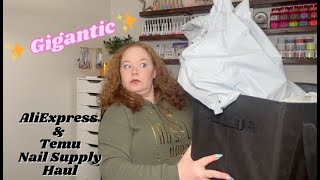 ✨ GINORMOUS AFFORDABLE HAUL✨AliExpress & Temu Nail Art & Supply Haul w/Links | Storage, Organization screenshot 4