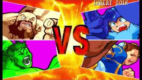 Marvel vs Capcom 1 ( Arcade ) - Zangief / Hulk Playthrough ( June 21, 2018 )