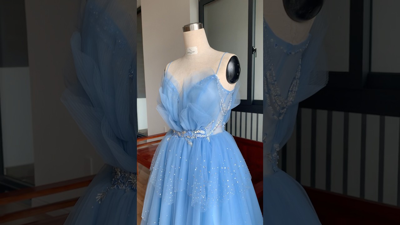 blue wedding dress say yes to the dress 