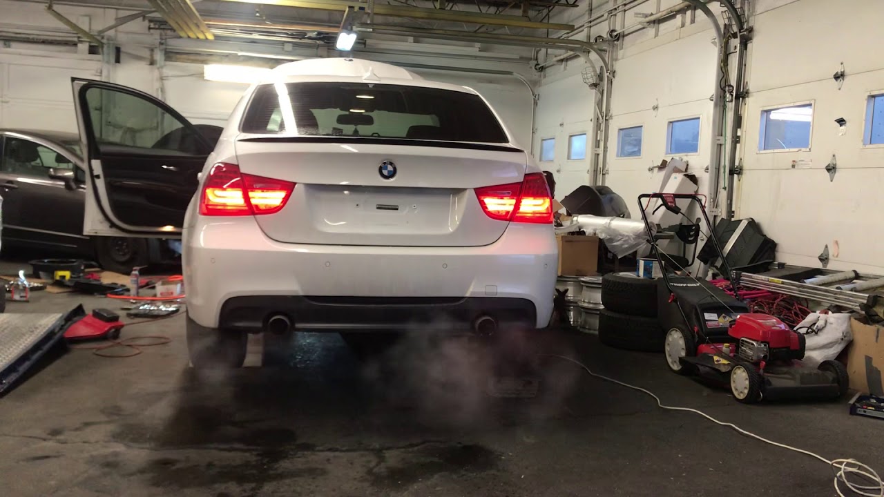 BMW 335i Performance Exhaust Mod YouTube