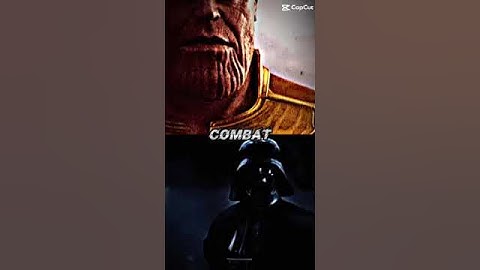 Darth Vader vs thanos (no stones) #marvel #starwars #darthvader #shorts