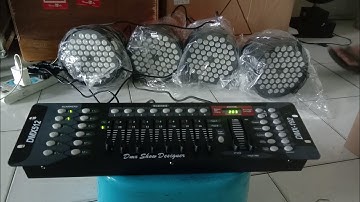 cara setting mixer dmx 512 192 yang benar
