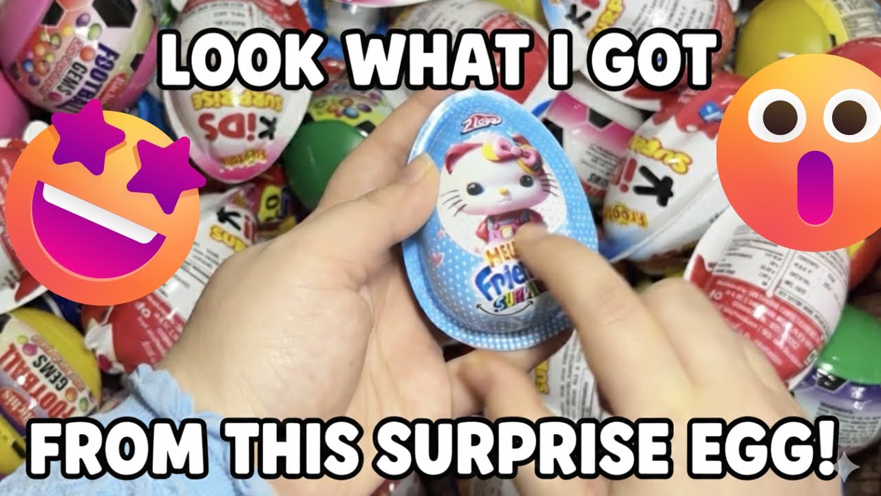 Huge Surprise Eggs Haul and Many more Asmr 