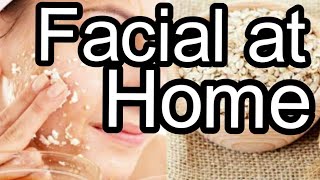 Oily Skin homemade Facial|Turmeric facial at home|Oily skin facial Tamil|Oily skin facial at home|