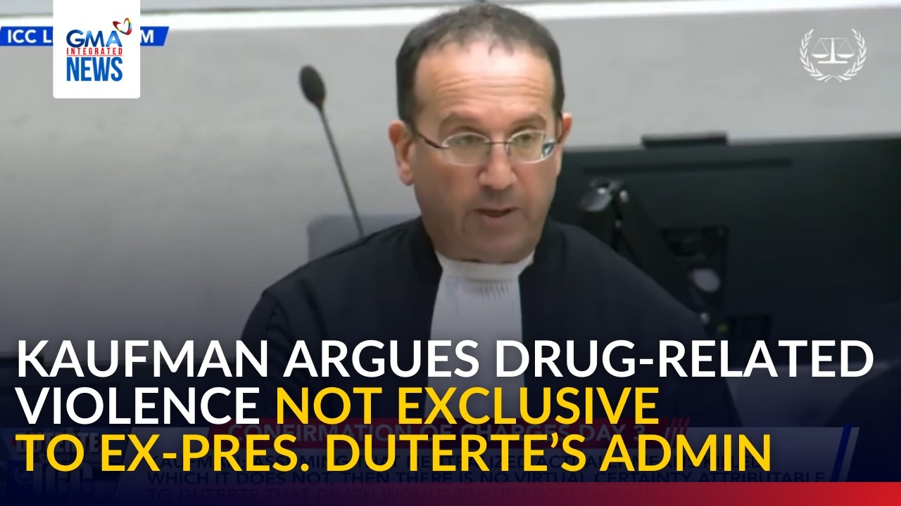 Kaufman argues drug-related violence not exclusive to ex-Pres. Duterte’s admin | GMA Integrated News