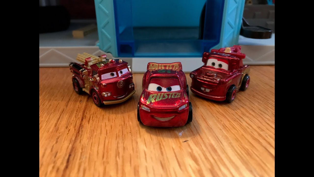 Mini Racer Rust Eze Wrap Disney Cars Mini Racers Rust-eze Wraps 3-Pack Reviews - YouTube