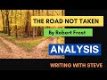 The road not taken by robert frost  poem analysis