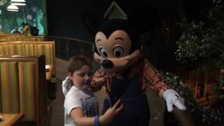Meeting the characters over and over at Disney World!