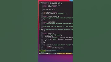 Populate HTML Template with AI #shorts