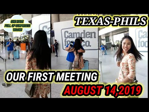 LONG DISTANCE RELATIONSHIP MEETING FOR THE  FIRST TIME||TEXAS-PHILS