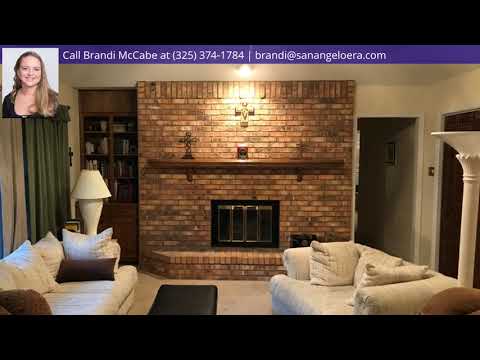 1605 Wyoming Ave, San Angelo, TX home video tour