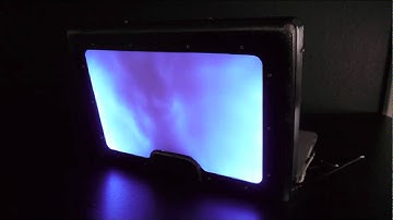 Strange Attractor: MIDI controlled Light Synthesizer for the back of your Apple Laptop