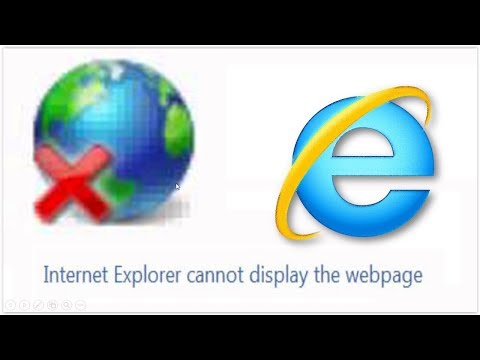 (TH) วิธีการแก้ไข 'Internet Explorer - ไม่สามารถแสดงเว็บเพจได้ -เปิด หน้า เว็บ ไม่ ได้