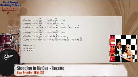 🥁 Sleeping In My Car  - Roxette Drums Backing Track with chords and lyrics