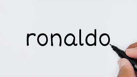 How to convert word "Ronaldo" into Ronaldo cartoon easy step by step tutorial