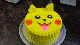 pickachu cake design how to make Pikachu #cakeart #birthdaycake #trending ##youtubeindia #ytfeeds