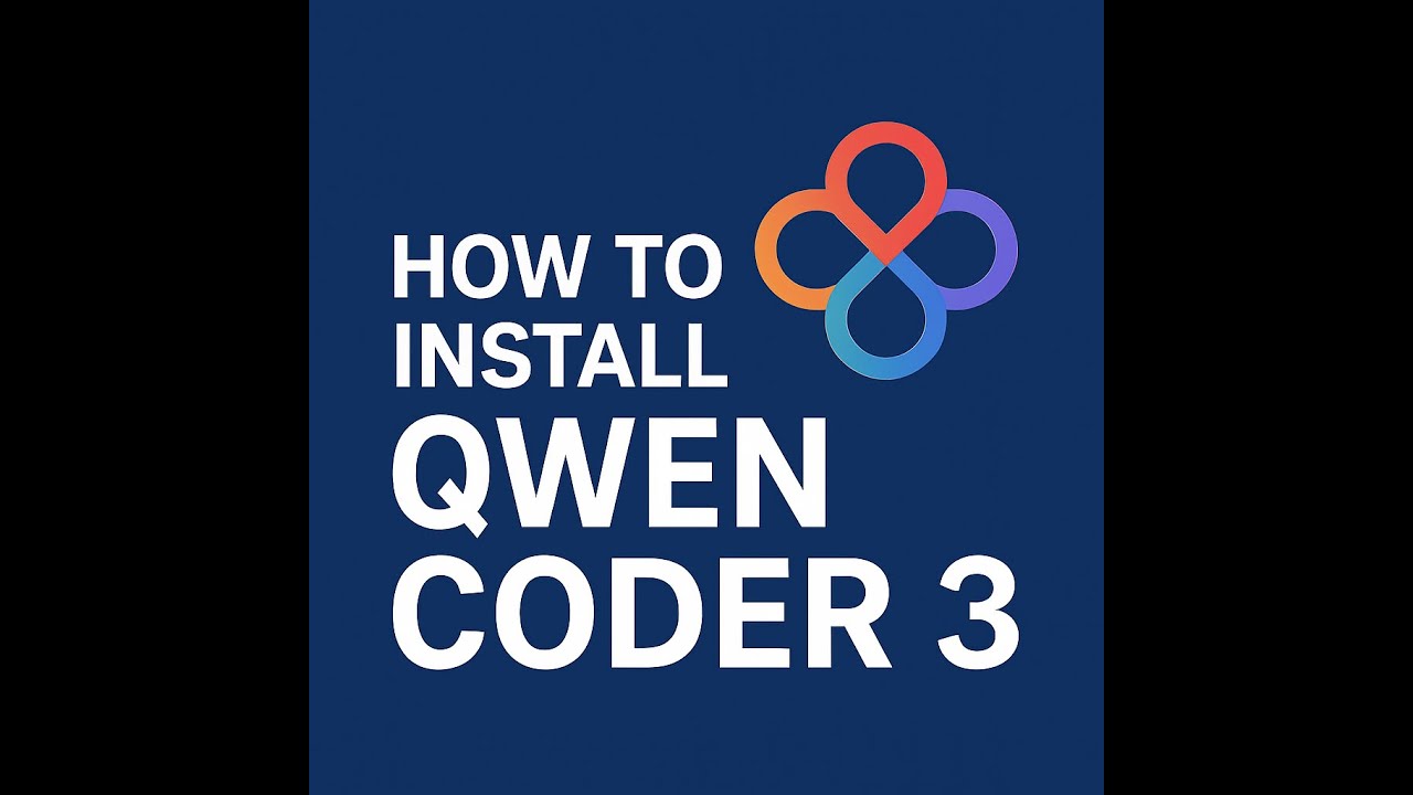 HOW to install QWEN 3 CODER - YouTube