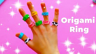 Origami Paper Ring Frog & Pig | Origami and Crafts | Origako