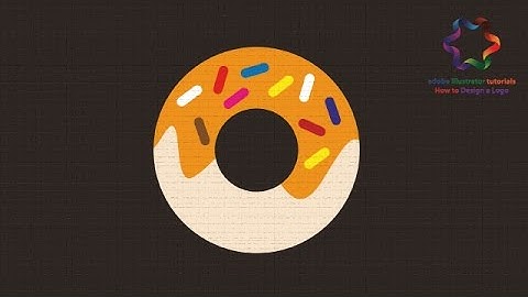 illustrator tutorial - Flat Design illustrator tutorial - Create a Donuts Design For Beginners