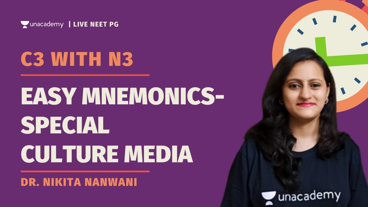 C3 with N3 |  Easy Mnemonics- Special Culture Media | Dr. Nikita Nanwani
