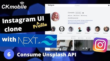 Instagram UI Clone (Profile) with NextJS and TailWindCSS #6 consume unsplash api