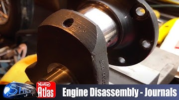Norton Atlas Project - Shep - Part 37 - Engine Disassembly - Part 16 Crankshaft Journals