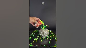 How to separate beads with different color types video reverse 🧲 #asmr #satisfying #beads #reverse