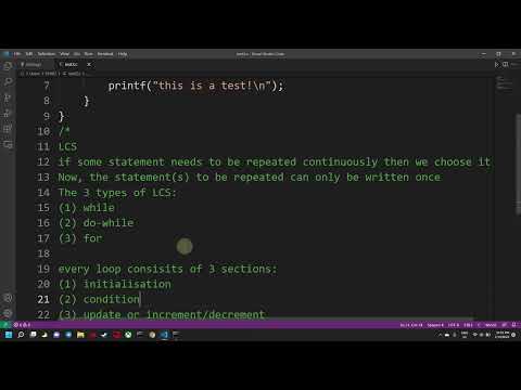 Loop Control Statements  Overview| C programming course in Hindi | E-LIFE