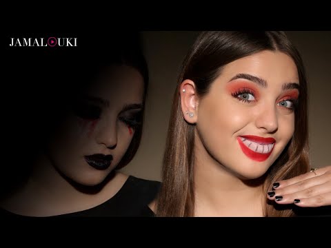 افكار لمكياج هالوين بمستحضرات تستخدمينها يومي ا لوكين مع نجلا 