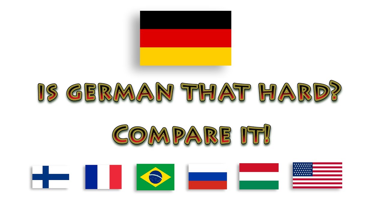 German compared to other languages - YouTube