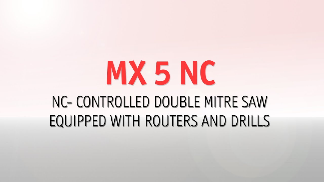 Hoffmann MX5 NC Double Mitre Saw, Drilling and Routing Machine YouTube