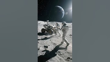 How Do Astronauts Really Move on the Moon? 🌕🚀 #nasa #space #moon #aiart #astronaut
