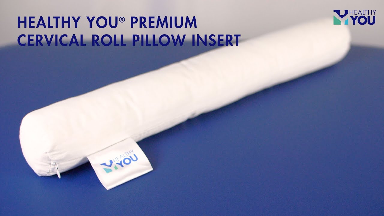 Healthy You® Cervical Roll Pillow Insert with Shredded Foam/Fiber Mix