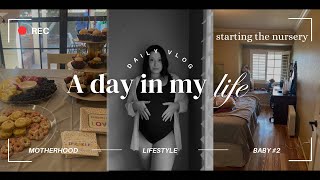 VLOG: 31 week pregnancy update | placenta previa | home birth | FINALLY starting the nursery