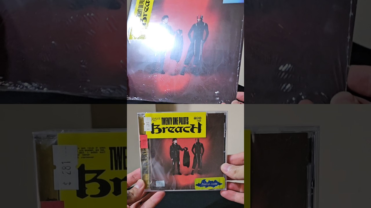 Breach - Twenty One Pilots - Vinyl & CD side by side Unboxing