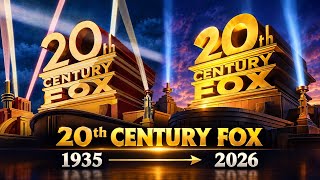 Evolution of 20th Century Fox Logo [Colours] [1935 - 2026]