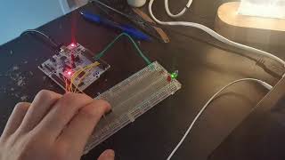 lab1 - [binary counter/turning on leds] - [I/O]