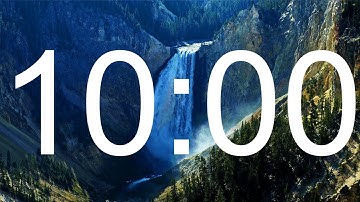 10 MINUTE TIMER | Waterfall Sounds