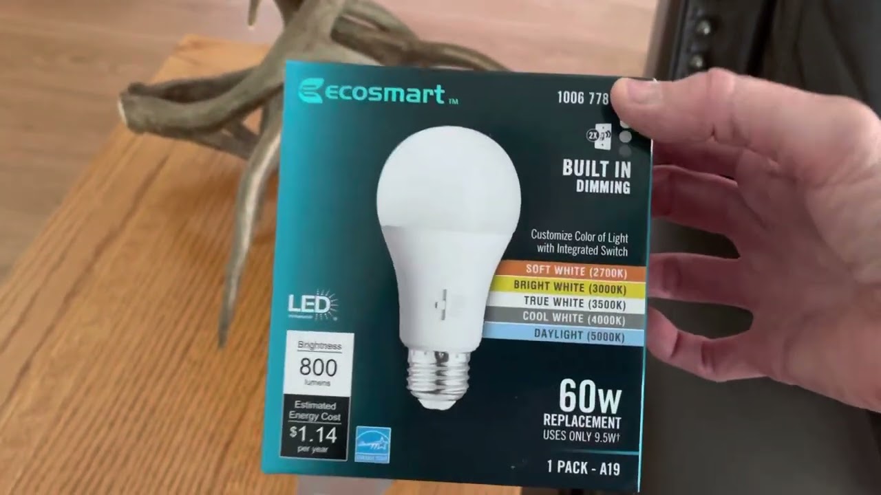 EcoSmart Light Bulb Review YouTube