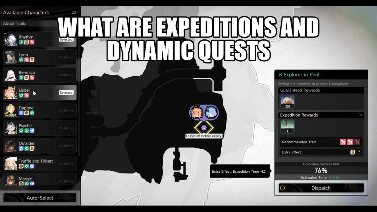 Что такое экспедиции и динамические задания | Duet Night Abyss